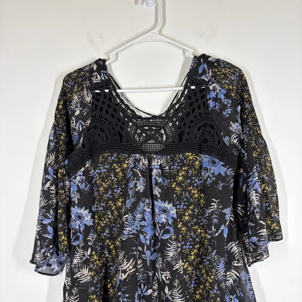 Free People Floral Mini Dress Size XS